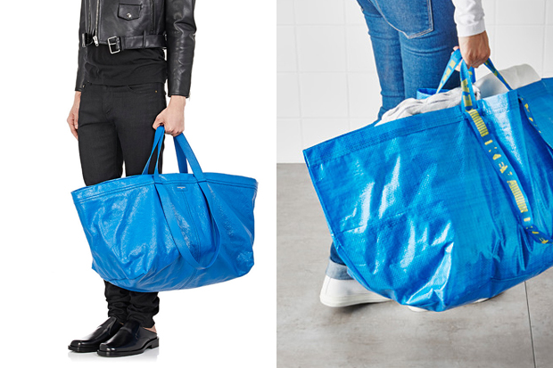 Ikea Issues Response to Balenciaga Lookalike Bag - Balenciaga Frakta Ikea  Shopping Bag