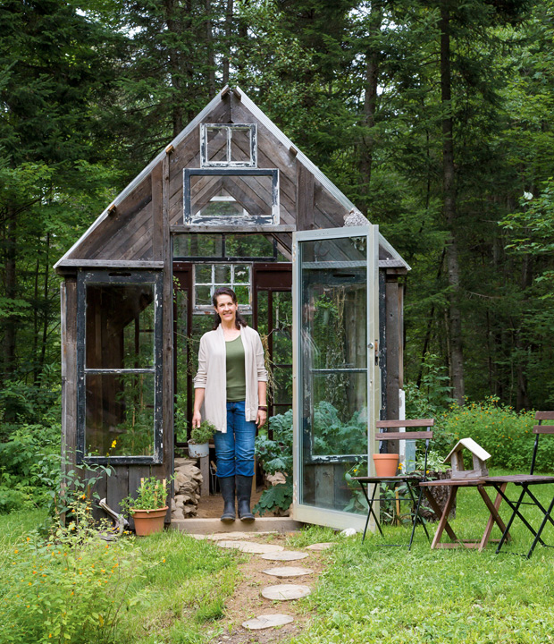 reclaimed wood eco-friendly greenhouse