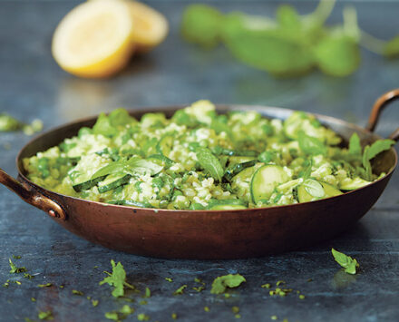 Deliciously Ella’s Pea, Zucchini & Coconut Rissoto