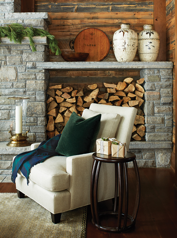 fall reading nook