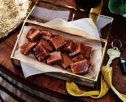 Salted Ginger Caramels