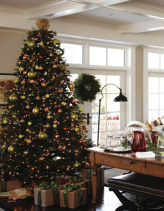 Grand Christmas tree in Unionville, Ontario