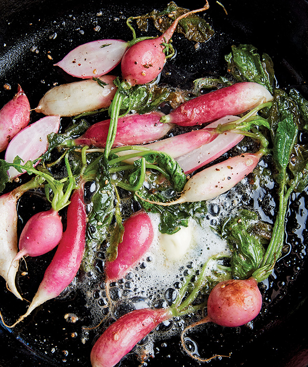 Butter-Tossed Radishes With Fresh Za’atar