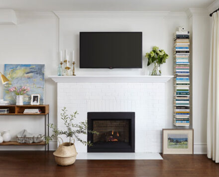 fireplace makeover