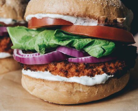 buffalo cauliflower sandwich
