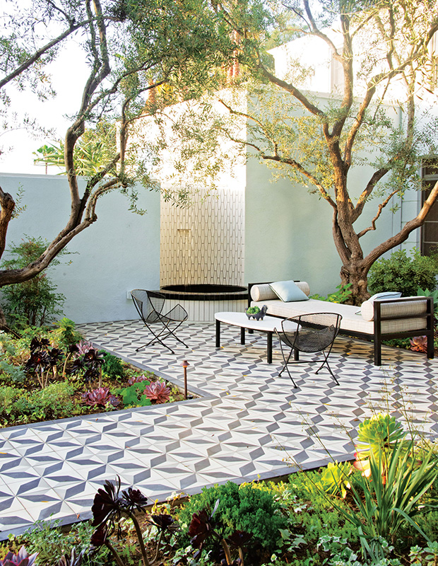 House And Home Trending Now 10 Dreamy Patios With Bold Patterned Tile