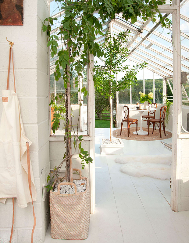 Emily Henderson greenhouse turned guesthouse