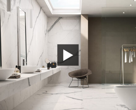 Maia Roffey at Ciot, marble slabs