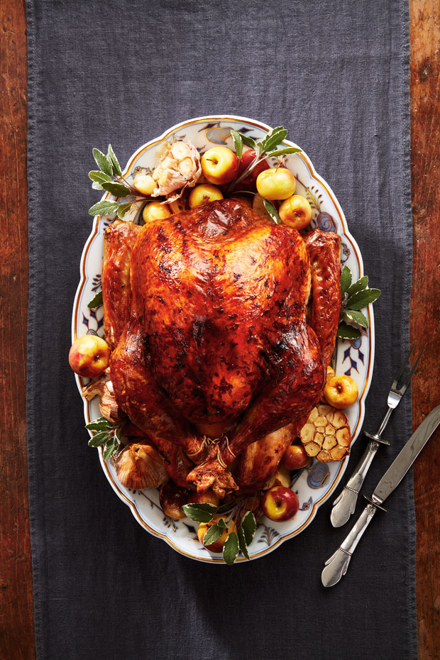 Laura Calder's Parsley, Sage, Rosemary and Thyme–Brined Roast Turkey