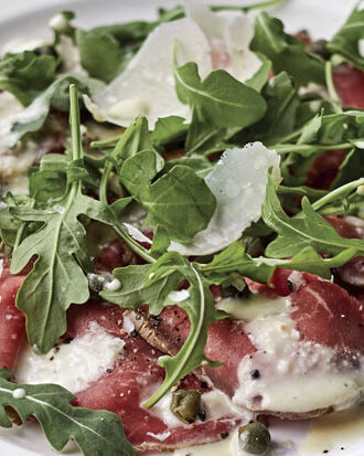Ina Garten's filet of beef carpaccio recipe.