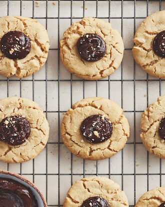 PB thumbprints with mocha