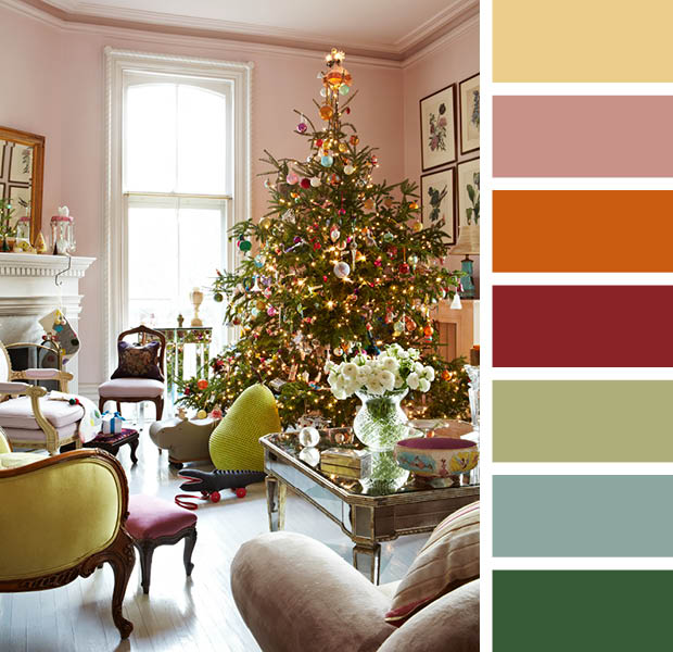 Holiday color palette - multicolored