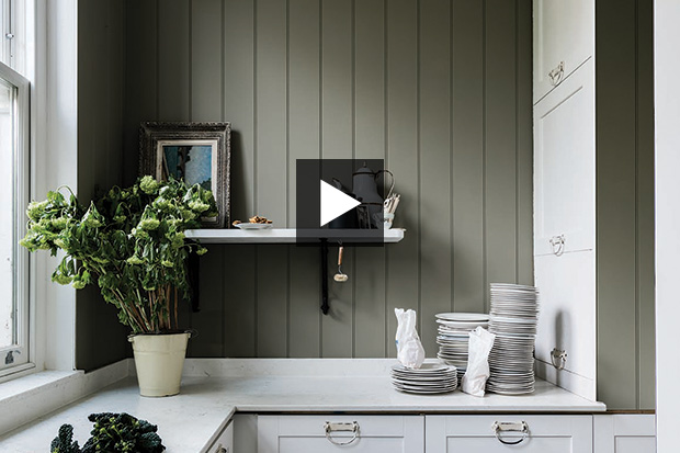 Farrow and Ball feature video - olive green paint color