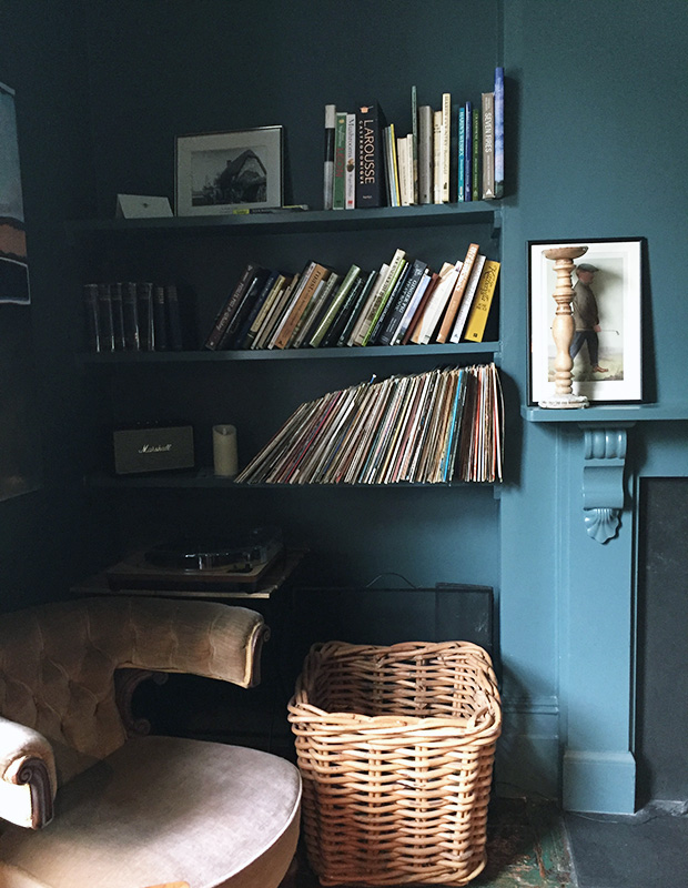 Library at Abbots Court country home