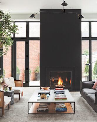Ali Yaphe's church conversion living room