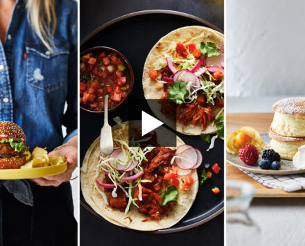 Food trends 2019 - plant-based burgers, jackfruit and Japanese-style pancakes