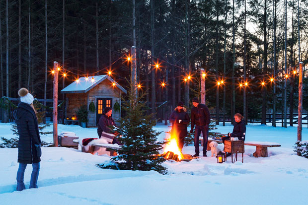 This Cozy Backyard Party Makes A Case For Outdoor Winter Entertaining House Home