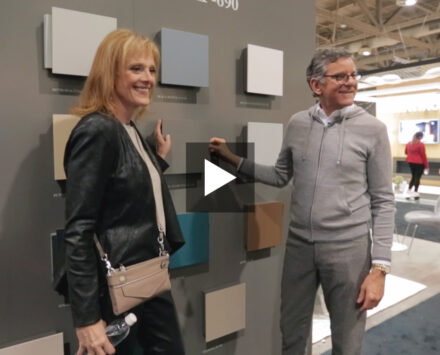 Lynda Reeves and Brian Gluckstein at the Interior Design Show 2019