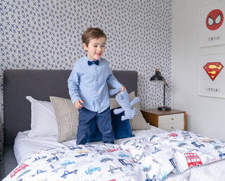 sophisticated kids' room