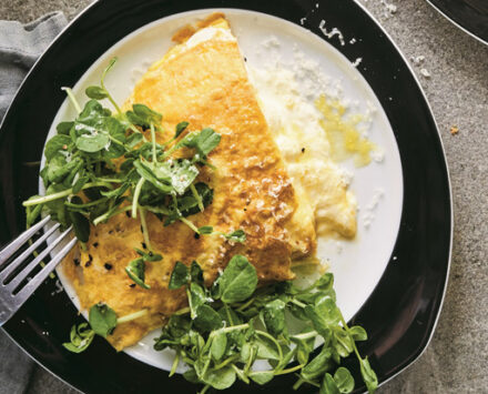 Omelet with Whipped Ricotta
