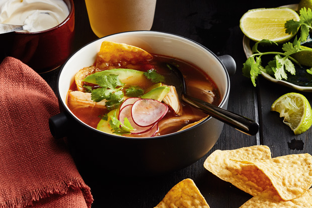 Mexican Chicken and Lime Soup