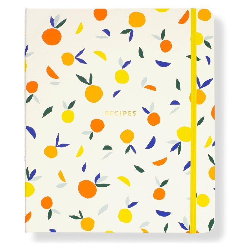 Kate Spade Citrus Recipe Folder