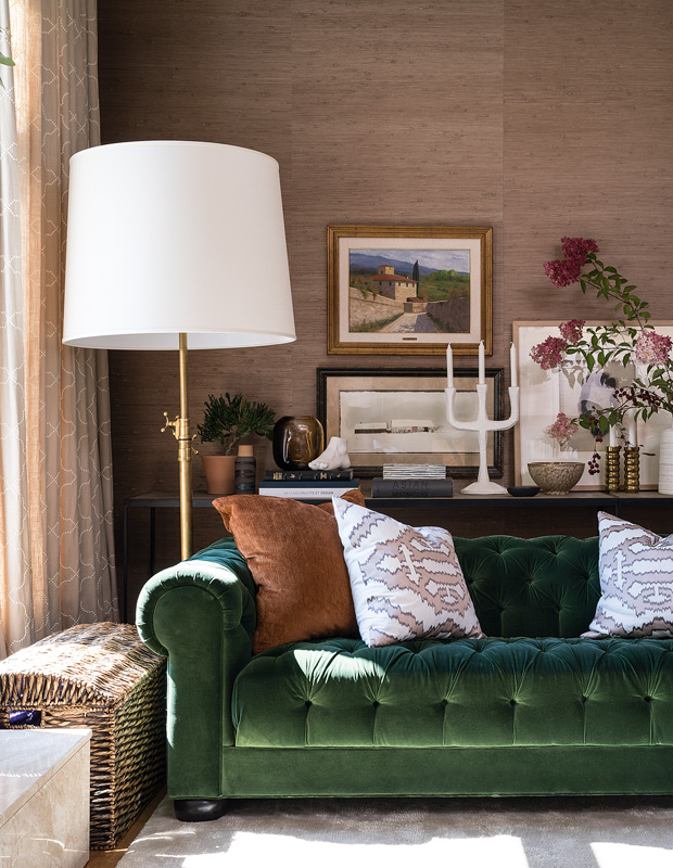 BlazysGérard Tuscan-inspired home living room