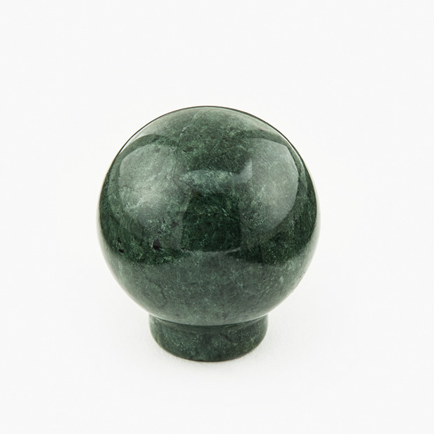 Green marble knob