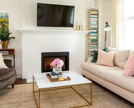 A blogger's bright and sweet first home