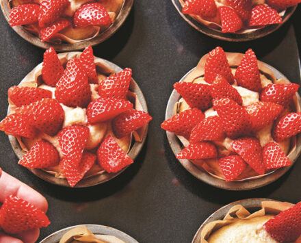 Strawberry Ricotta Cakes