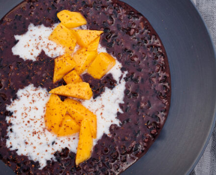 Gwyneth Paltrow's Black Rice Pudding