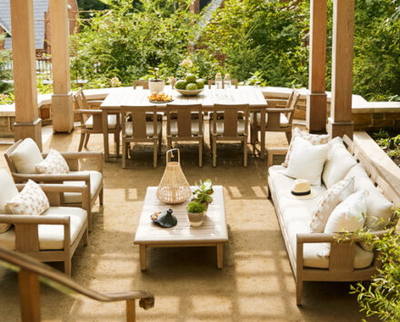 Italian-inspired terrace