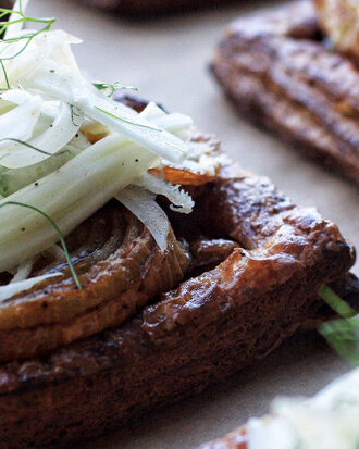 Jackie Kai Ellis' Caramelized Onion and Fennel Tart
