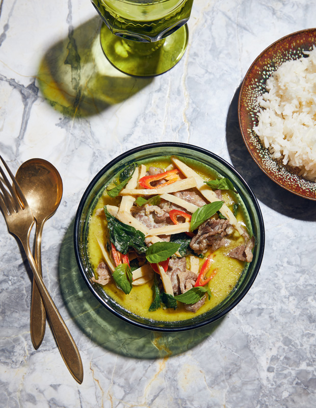 Northern-Style Green Curry With Steamed Sticky Rice