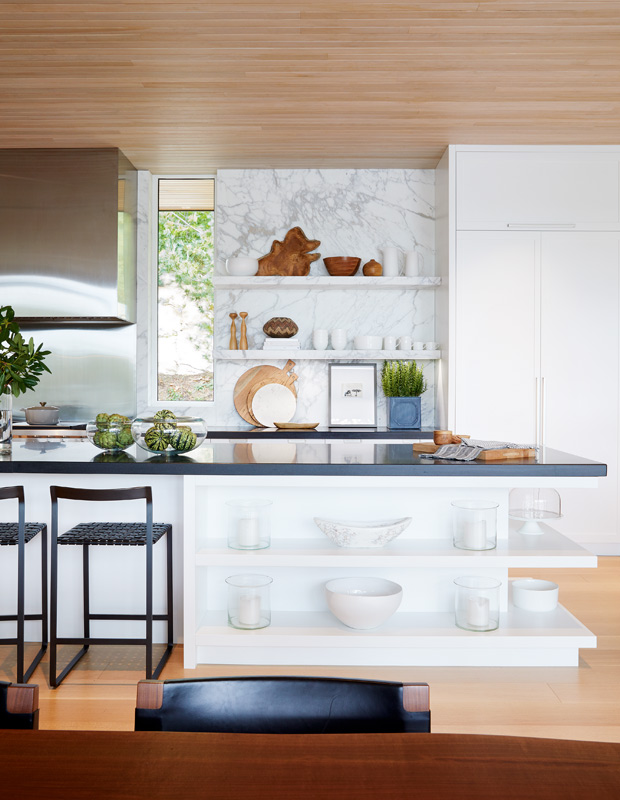 sloan mauran lake house kitchen with Scandi-style minimalism