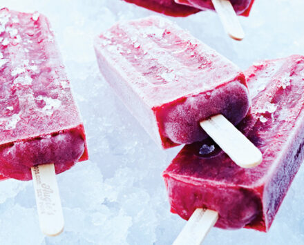 Strawberry Hibiscus Pops