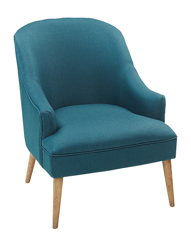 Lydia collection armchair in teal