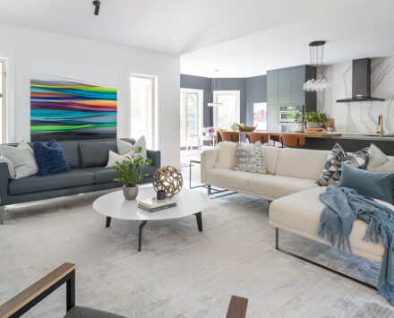bright and light new-build living room