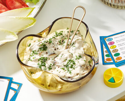 roasted onion dip
