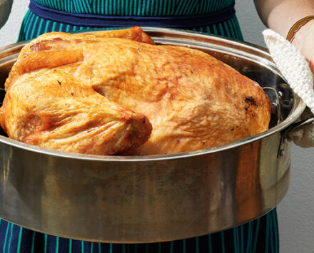 upside-down roast turkey