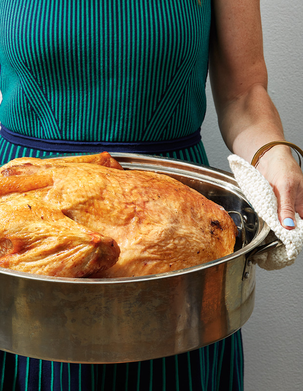 upside-down roast turkey