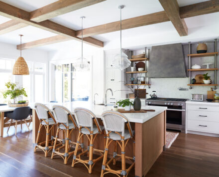 tailored farmhouse kitchen