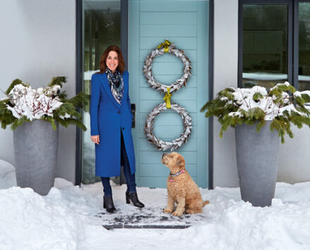 designer holiday doors