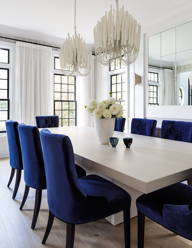 pantone 2020 color of the year classic blue dining chairs