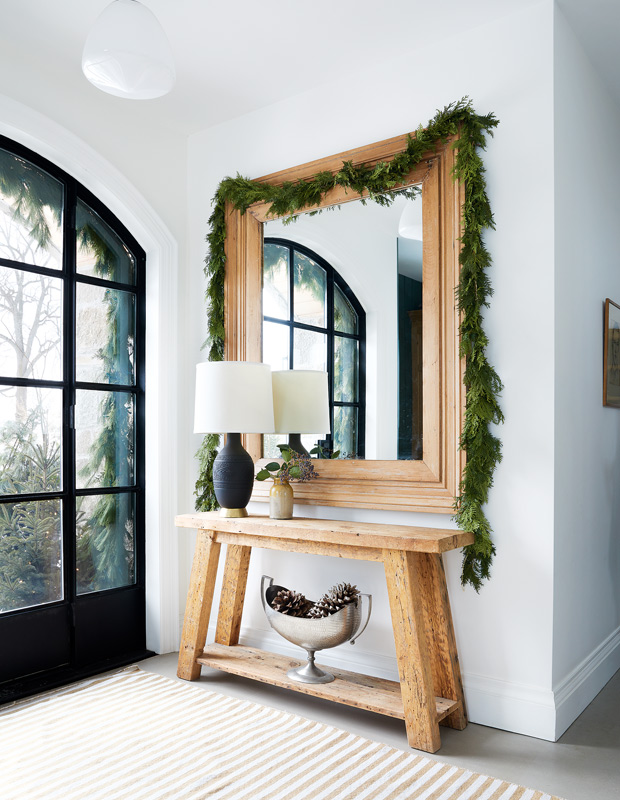 best entryways 2019 rustic entryway with greenery