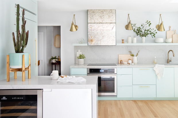 how to decorate like ami mckay mint kitchen