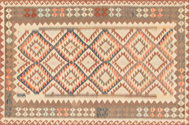A patterned rug