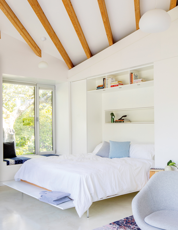 minimalist laneway house bathroom