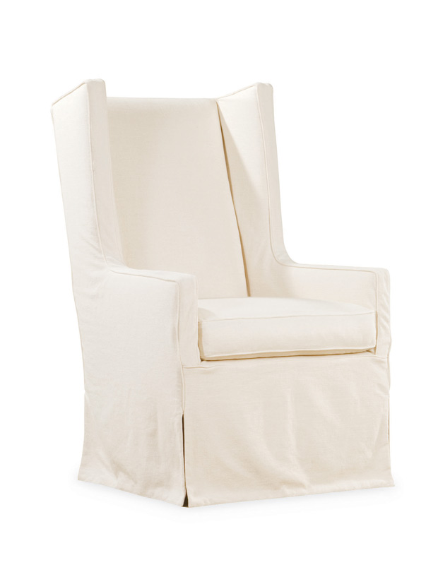 ask a designer dining room linen chair
