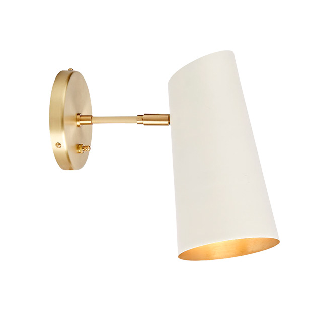 ask a designer sconce with brushed satin brass